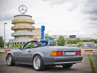 Mercedes R129 500SL 129.066 Motiv: Zielrichterturm Avus Rennstrecke Berlin